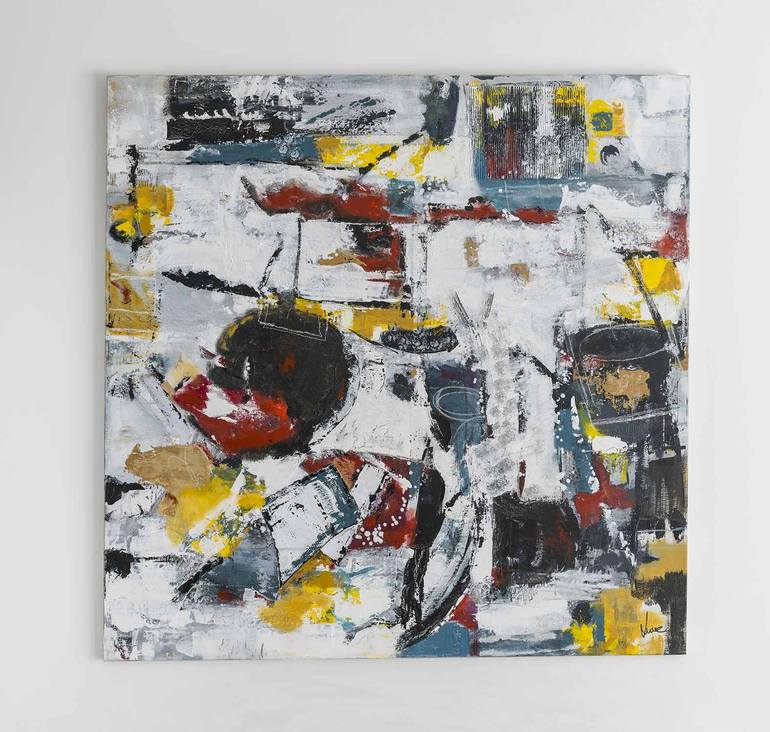 Original Abstract Expressionism Abstract Painting by Yolanda Luna