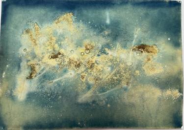 Original Contemporary Outer Space Mixed Media by Nico Loynska