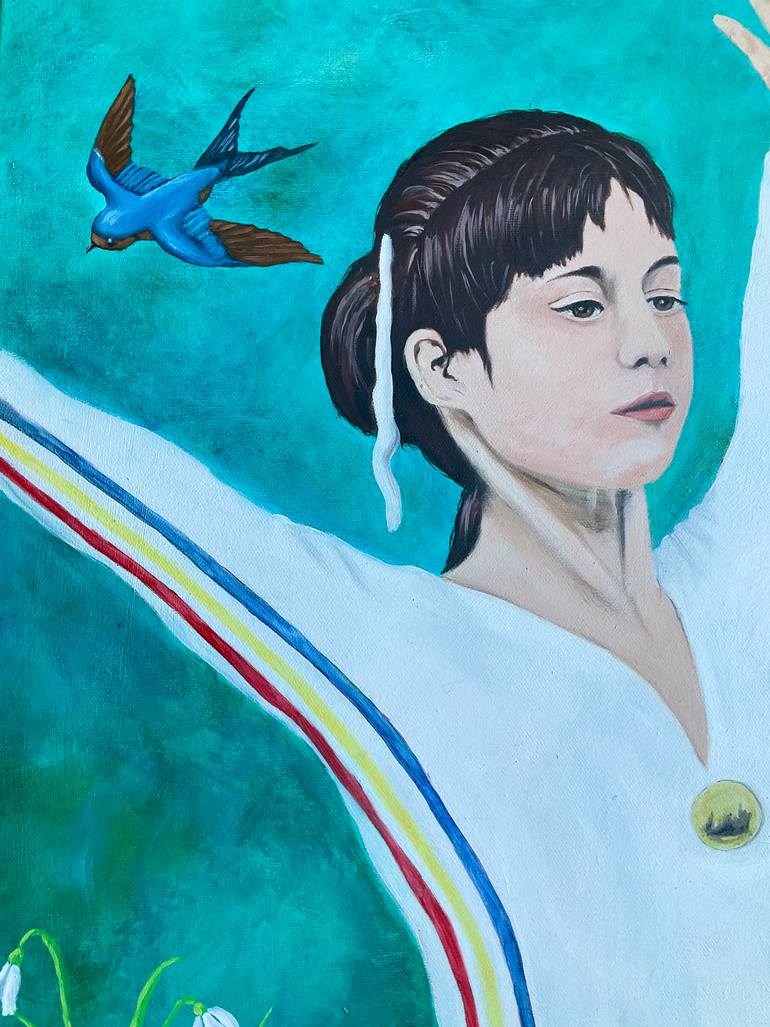 Original Contemporary People Painting by Isabelle Chartrand