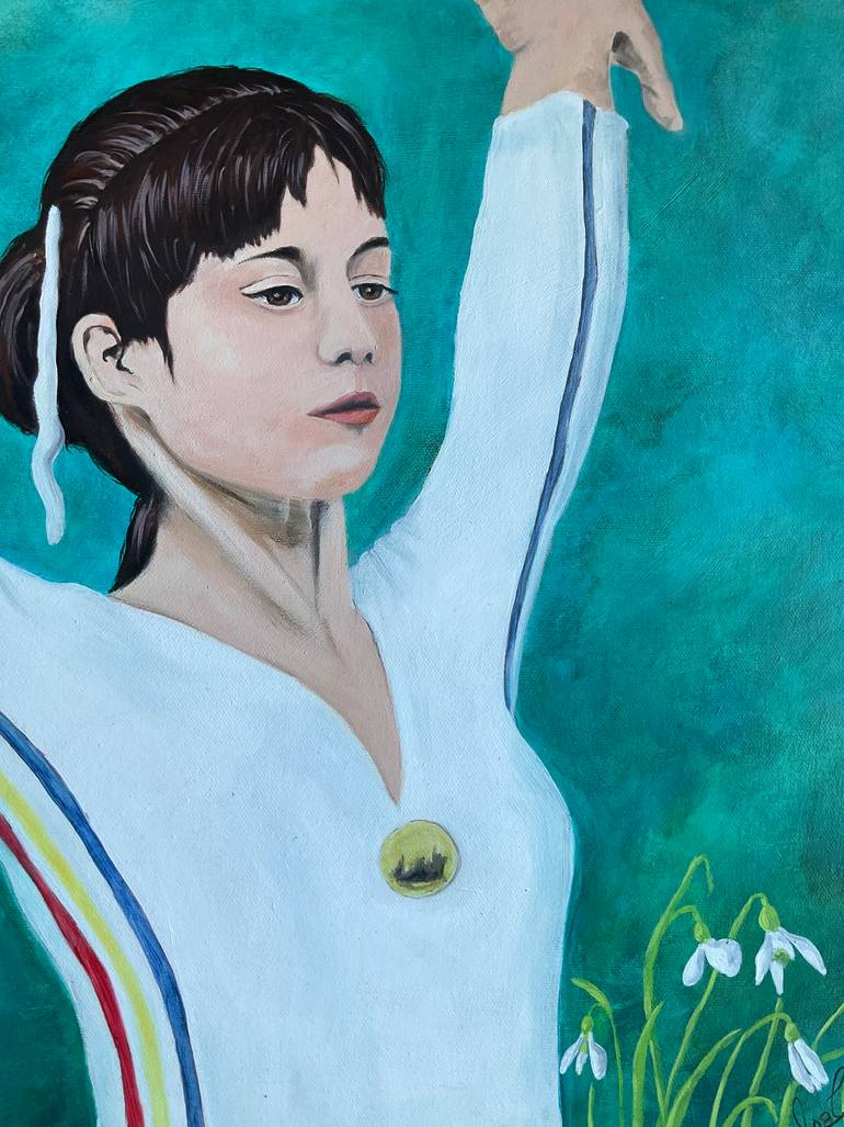 Original Contemporary People Painting by Isabelle Chartrand