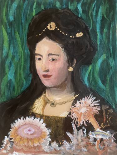 Original Figurative Women Mixed Media by Isabelle Chartrand