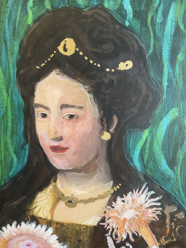 Original Figurative Women Mixed Media by Isabelle Chartrand