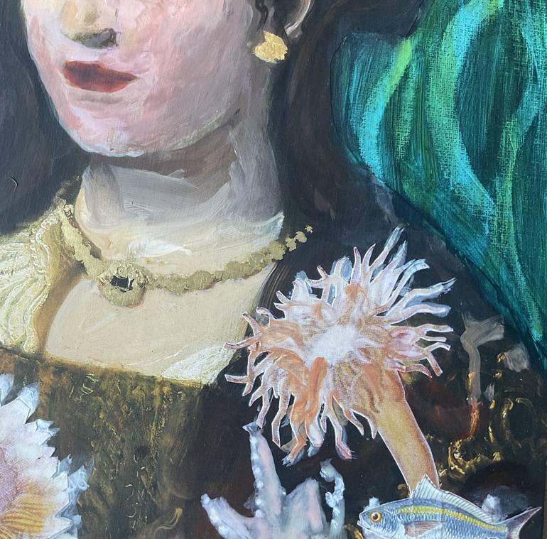 Original Figurative Women Mixed Media by Isabelle Chartrand