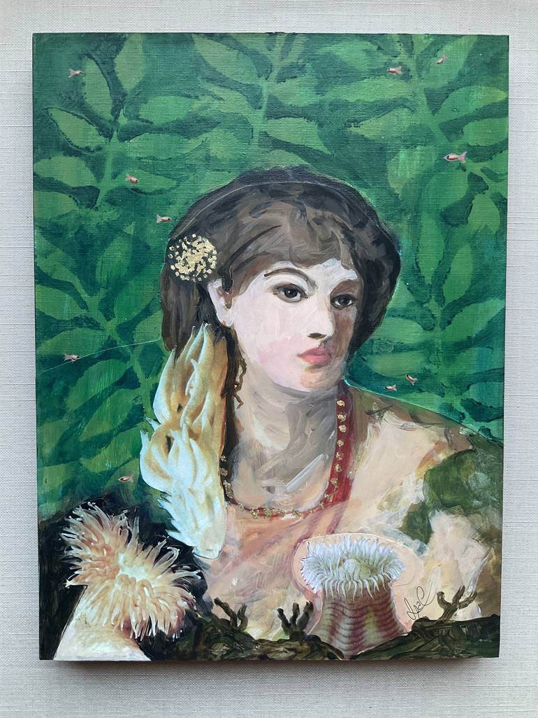 Original Classicism Women Mixed Media by Isabelle Chartrand