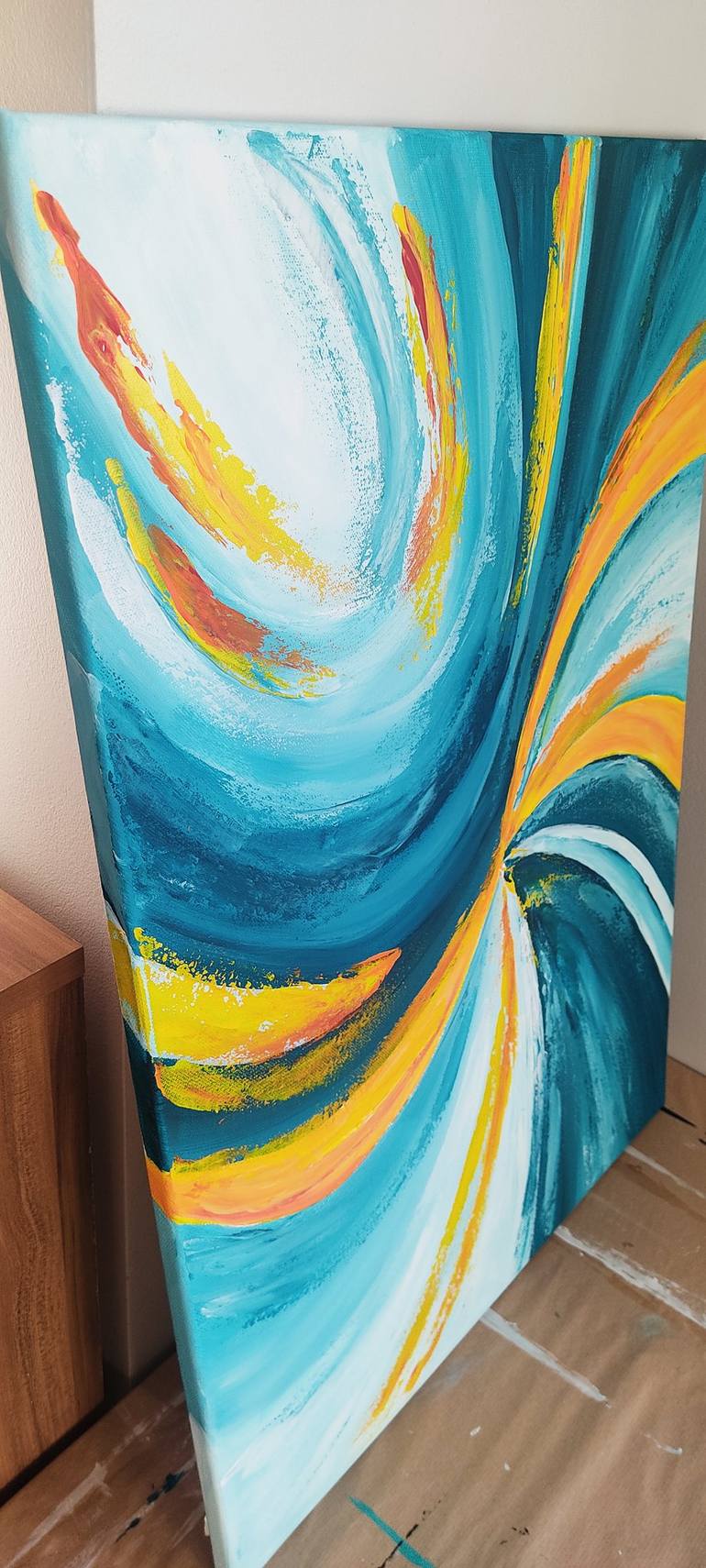 Original Contemporary Abstract Painting by Yuliya Zhuk