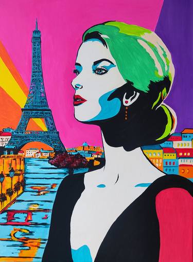 Print of Pop Art Women Paintings by Yuliya Zhuk