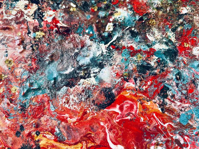 Original Abstract Expressionism Abstract Painting by Róża Pietruszewska