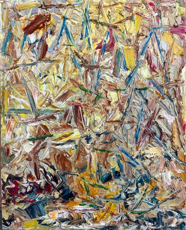 Original Abstract Expressionism Abstract Paintings by Sherwin Wang