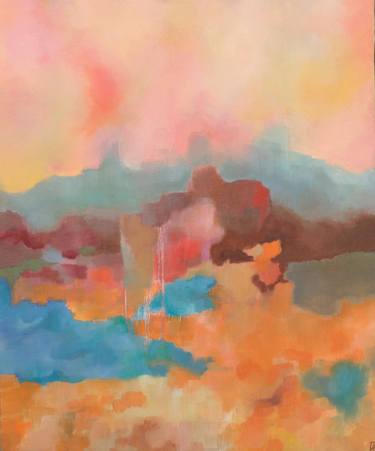 Original Abstract Landscape Paintings by Andres Salazar