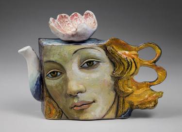 Venus,Sandro Botticelli teapot thumb