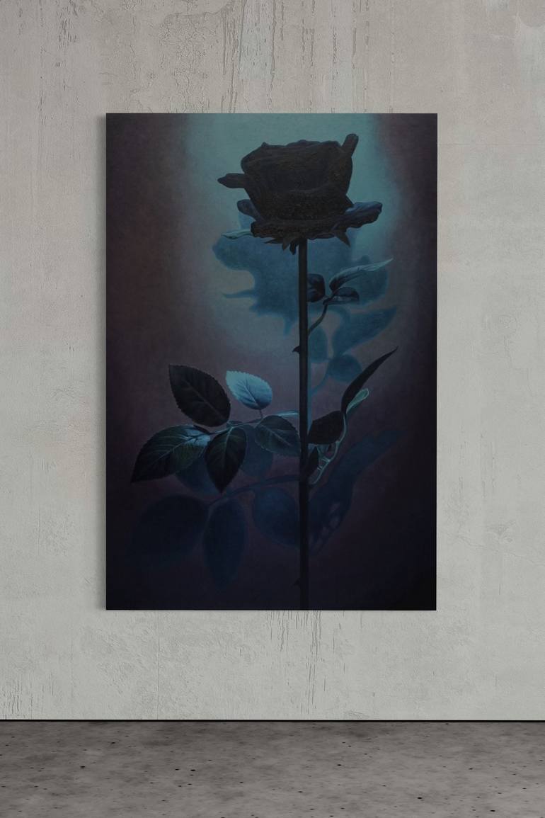 Original Floral Painting by B Chnops