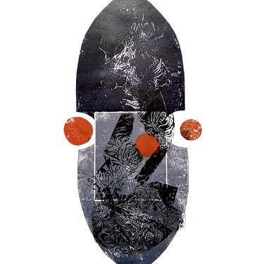 Original Minimalism Abstract Printmaking by Gabriella B Nagy