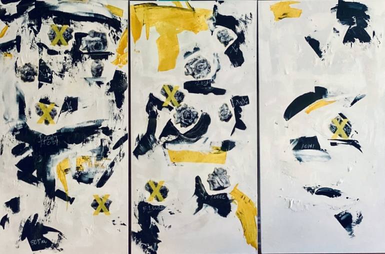 Original Abstract Painting by Philippe Hoerle-Guggenheim