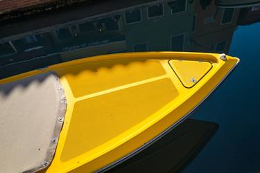 Yellow Boat in Venice thumb
