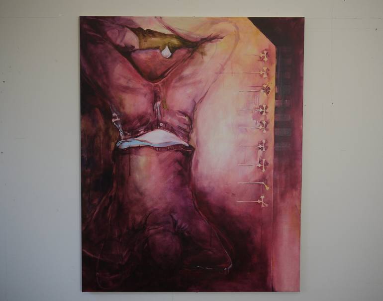 Original Figurative People Painting by Gina Allen