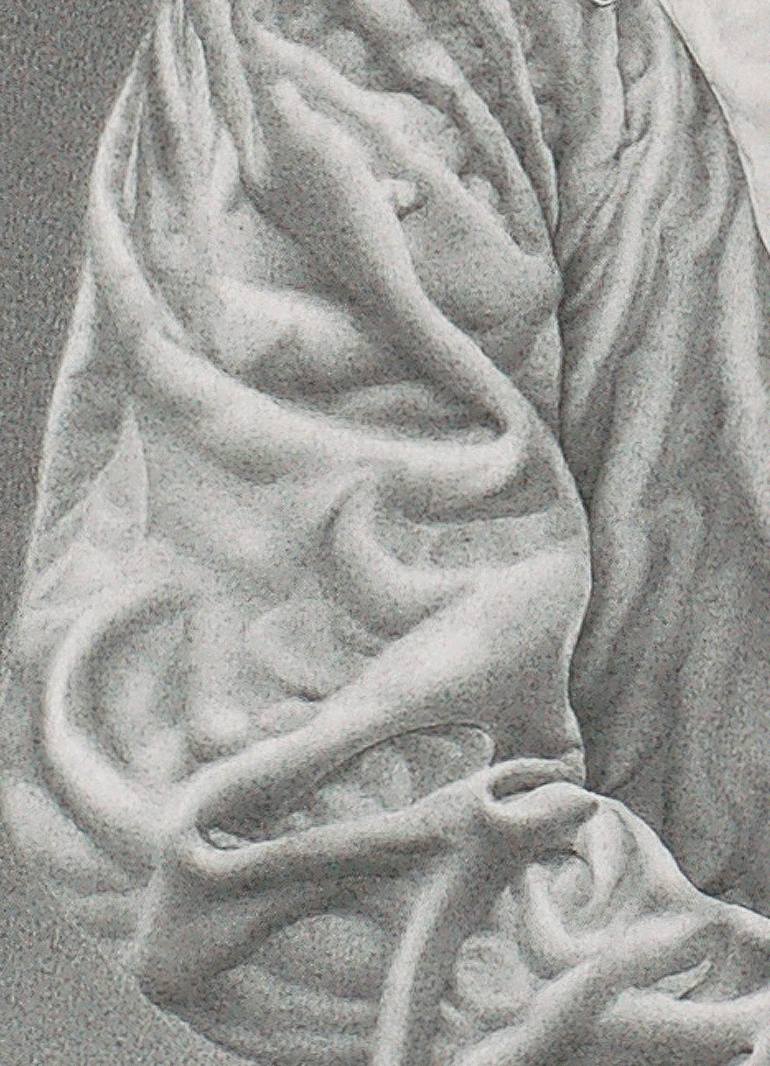 Original Figurative People Drawing by Wieslaw Haladaj