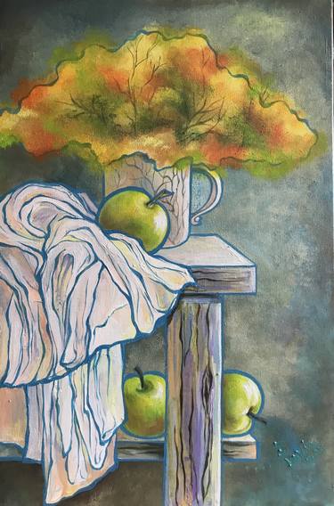 Print of Art Deco Still Life Paintings by Ivanna Buchkovska