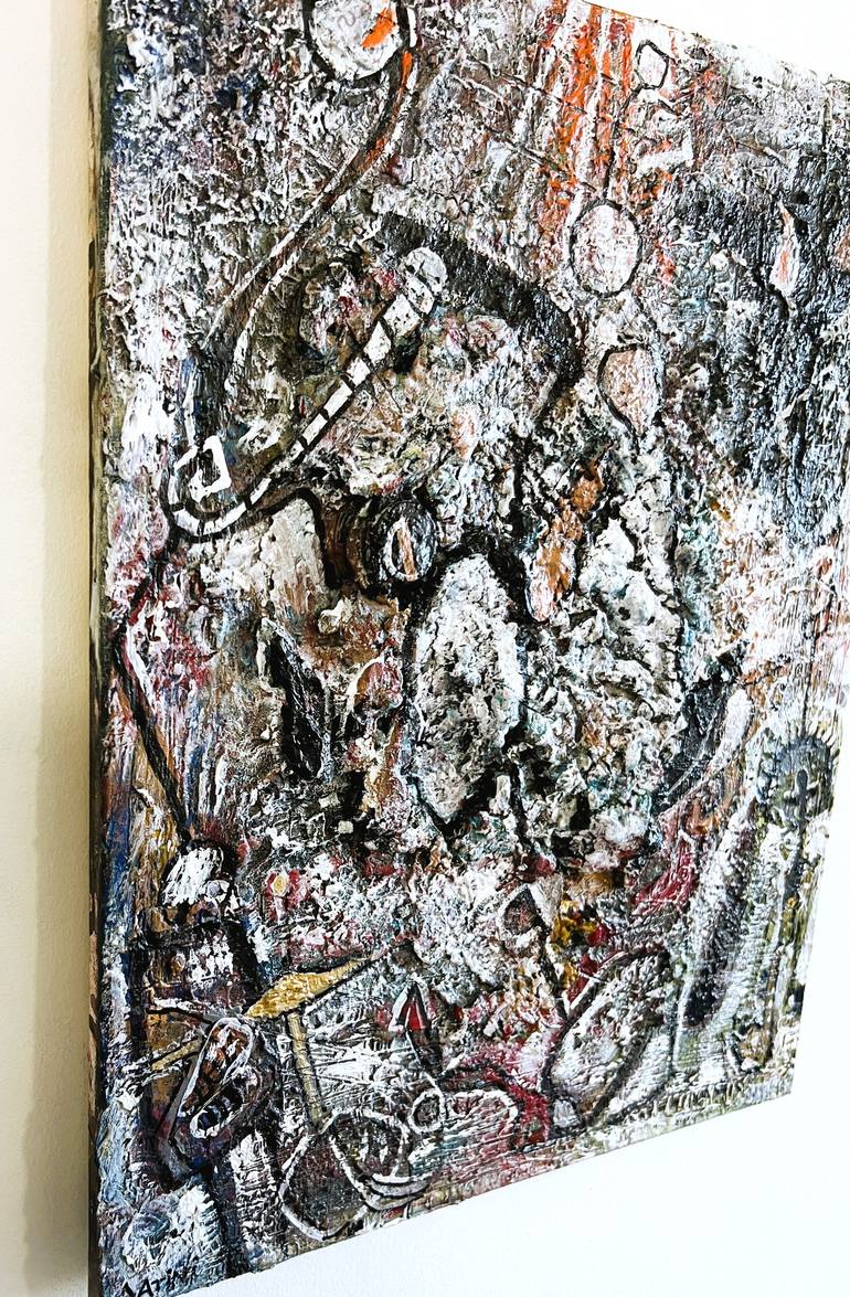 Original Abstract Mixed Media by Pierpaolo Catini