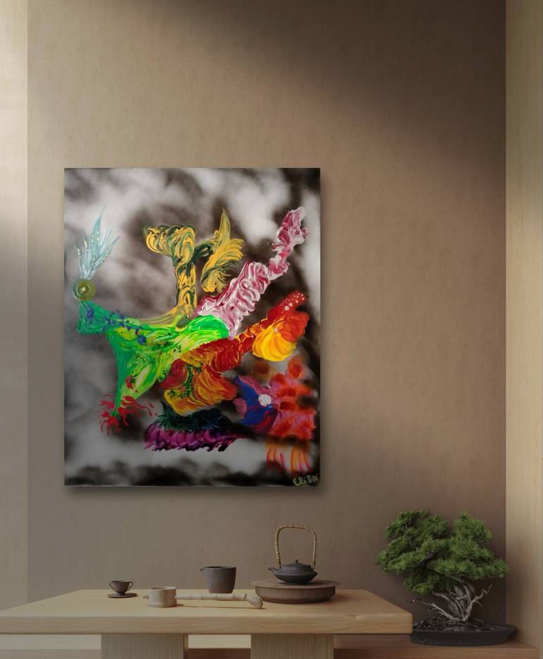 Original Abstract Painting by Eli Tin