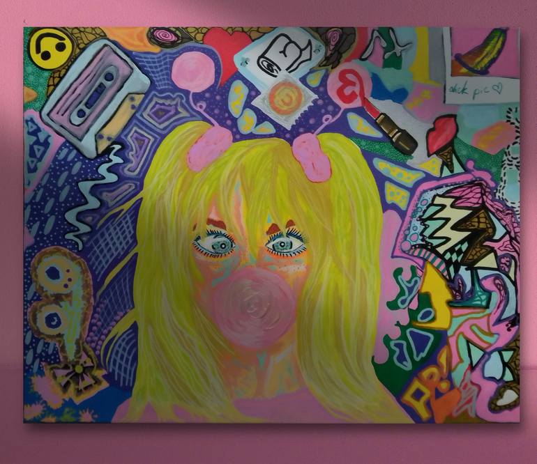 Original Pop Art Celebrity Painting by Eli Tin