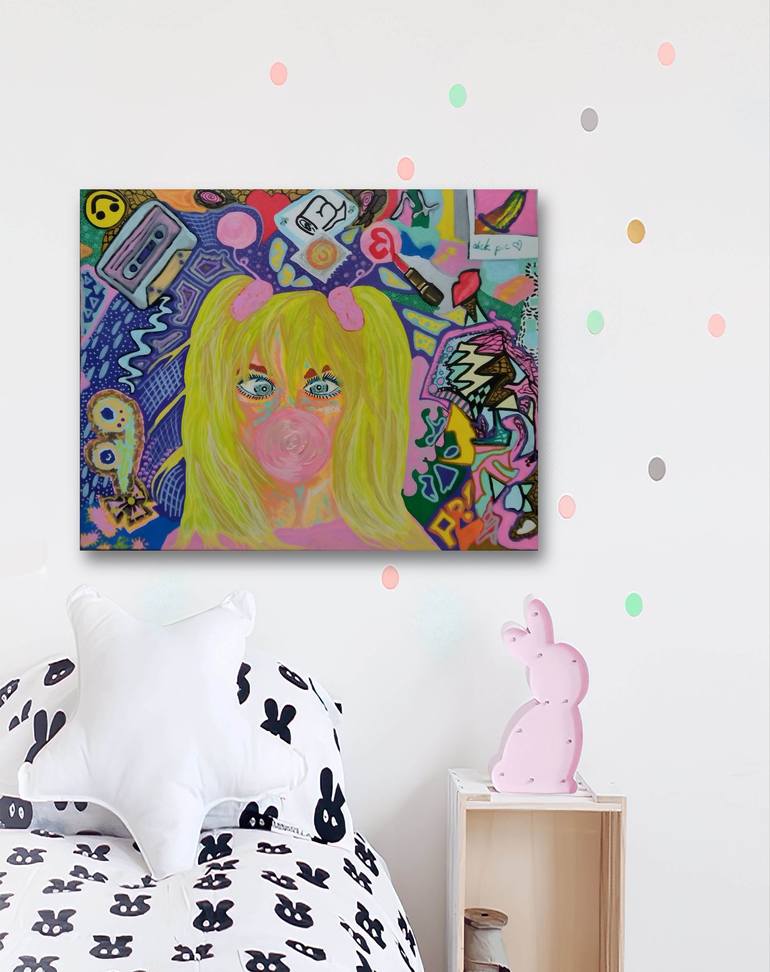 Original Pop Art Celebrity Painting by Eli Tin