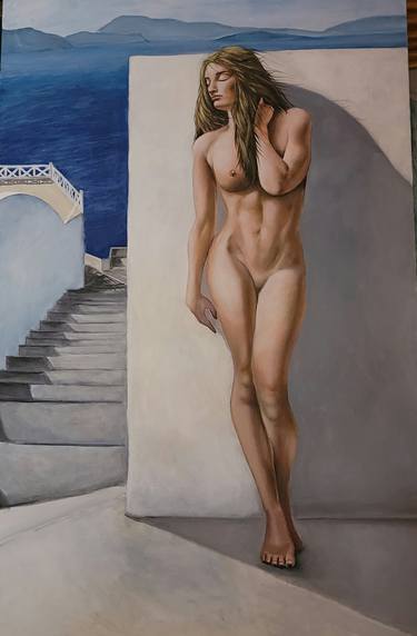 Original Figurative Nude Paintings by Alejandro Kapetanakis