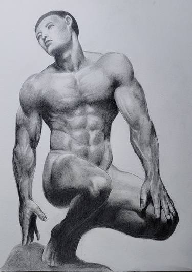 Original Nude Drawings by Alejandro Kapetanakis