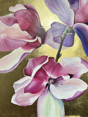 Print of Floral Paintings by Roxana Khonkulova