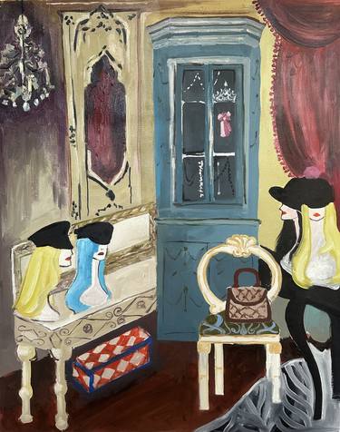 Original Abstract Home Paintings by Roxana Khonkulova