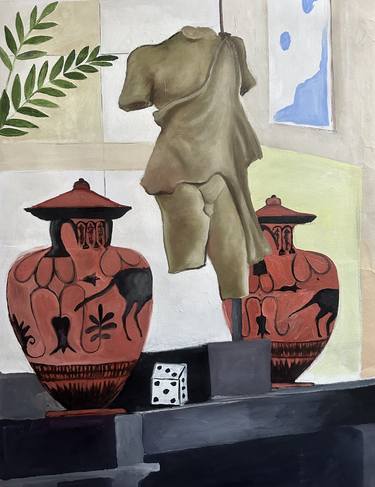 Original Classicism Home Paintings by Roxana Khonkulova