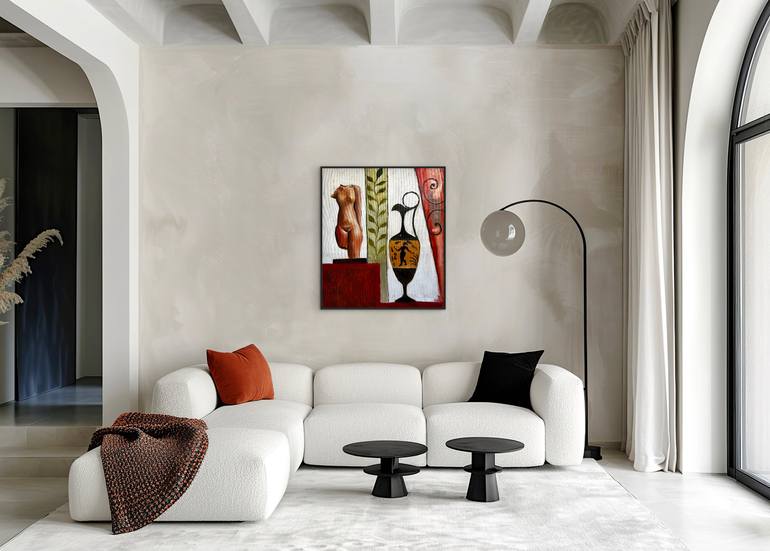 Original Contemporary Abstract Painting by Roxana Khonkulova