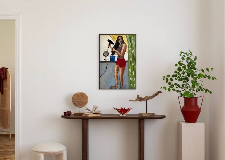 Original Abstract Women Painting by Roxana Khonkulova