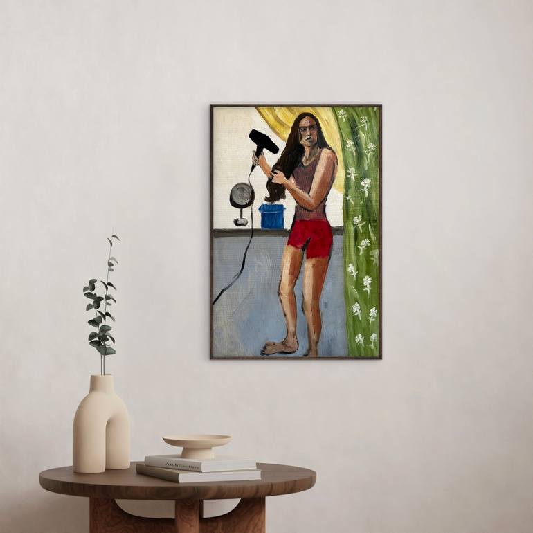 Original Abstract Women Painting by Roxana Khonkulova