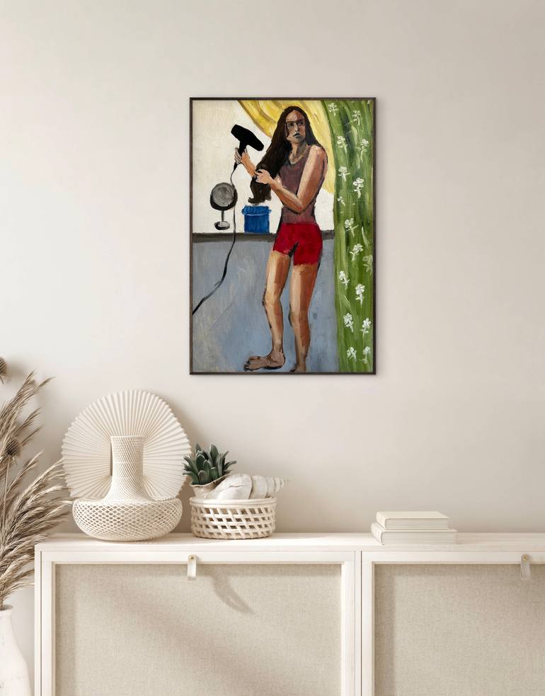 Original Abstract Women Painting by Roxana Khonkulova