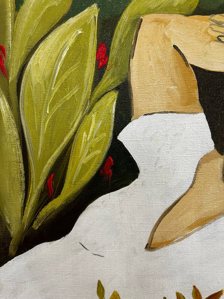 Original Impressionism Women Painting by Roxana Khonkulova