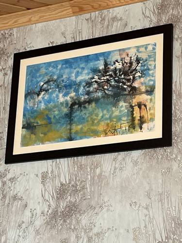 Print of Abstract Landscape Drawings by Zaur Aliyev