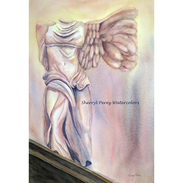 Original Figurative Classical mythology Painting by Sherryl Perez