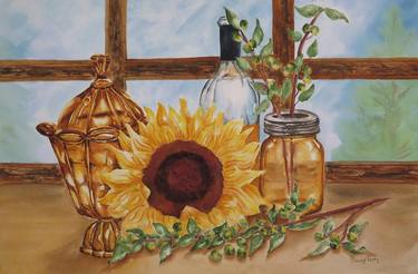 Original Floral Paintings by Sherryl Perez