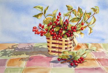 Original Fine Art Botanic Paintings by Sherryl Perez