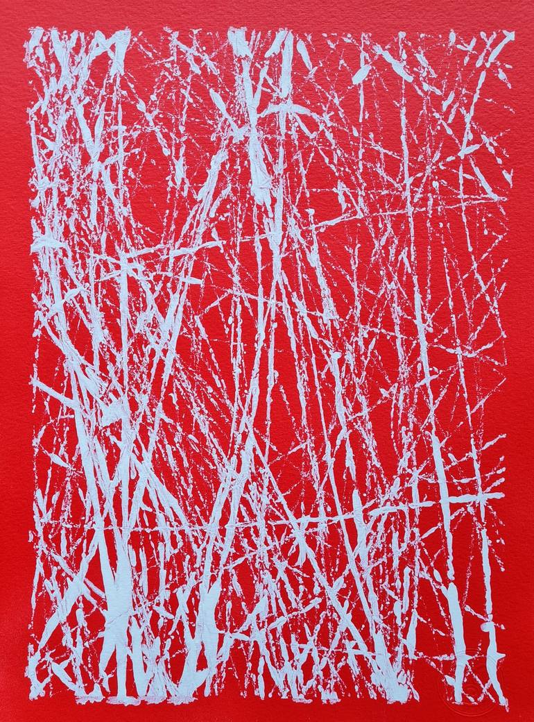 Original Abstract Expressionism Abstract Painting by CRYPSYBEAR Manuel Mahn