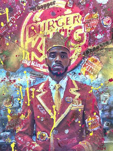 Original Portraiture Food & Drink Mixed Media by Crypsybear Manuel Mahn
