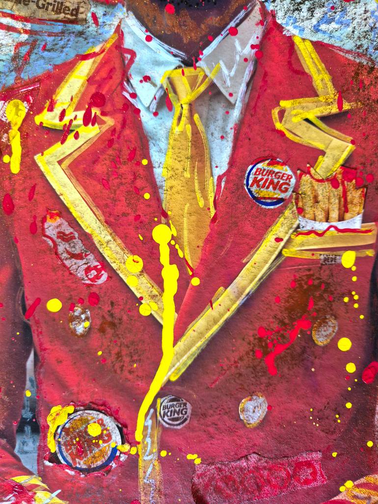Original Portraiture Food & Drink Mixed Media by Crypsybear Manuel Mahn