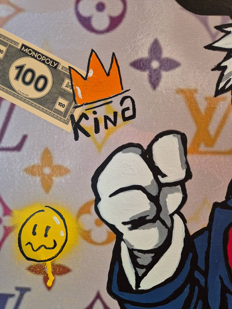 Original Pop Art Cartoon Painting by Crypsybear Manuel Mahn