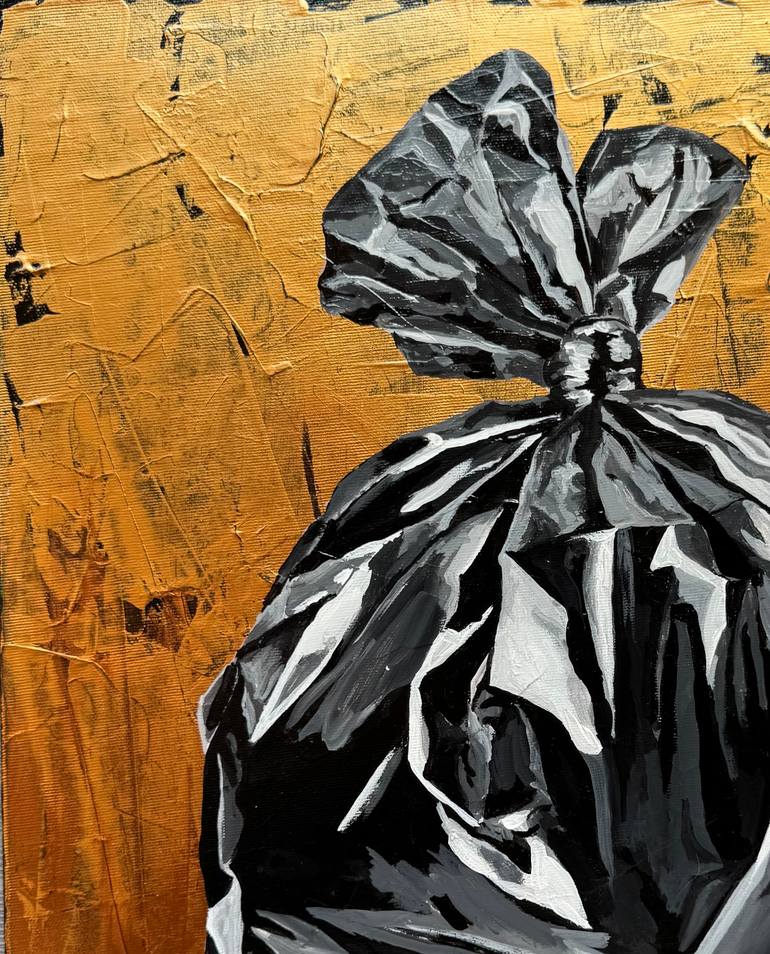 Original Black & White Home Painting by Davit Andranikyan