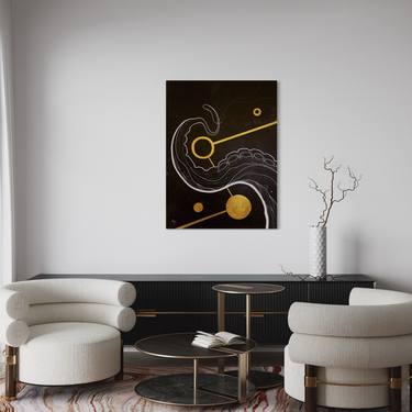 Original Fine Art Abstract Paintings by Rey Teysse