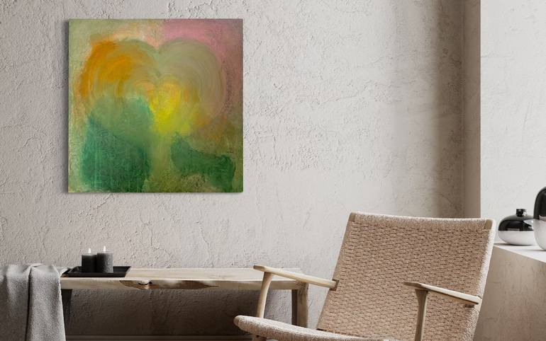 Original Abstract Expressionism Love Painting by Yasith Lokupathirage