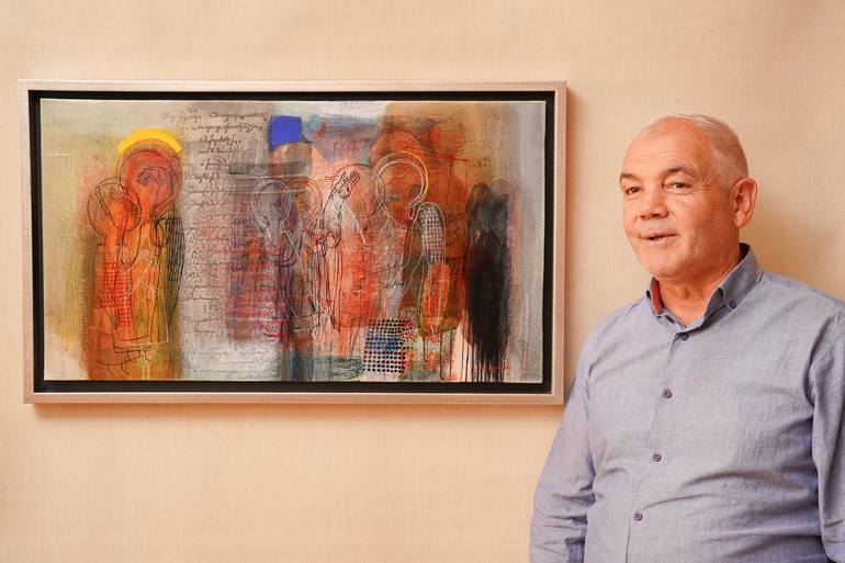 Original Abstract Painting by Armen Vahramyan