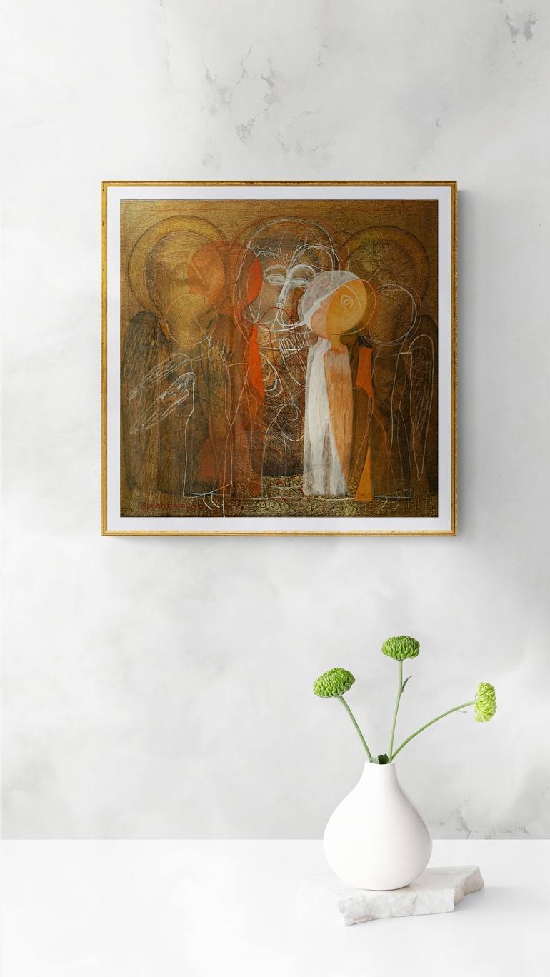 Original Fine Art Religion Painting by Armen Vahramyan