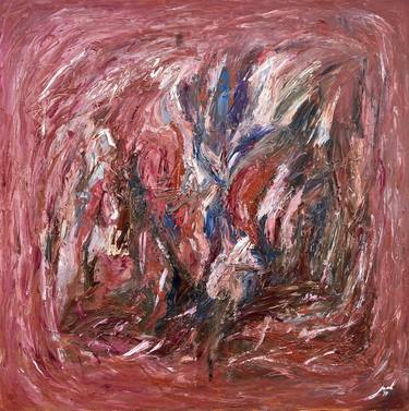 Original Abstract Expressionism Abstract Paintings by Jana Nikolovska