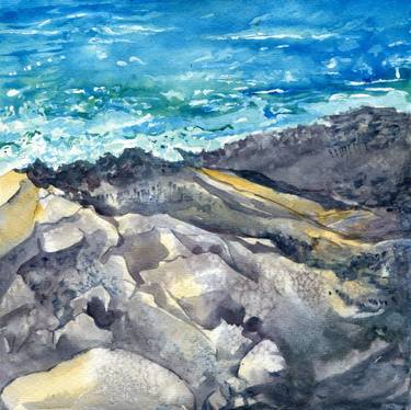 Original Impressionism Beach Paintings by Joanna Kleczar